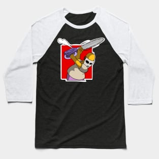 Chainsaw and Hockey mask Baseball T-Shirt